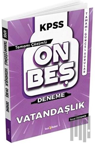 KPSS Vatandaşlık Tamamı Çözümlü 15 Deneme
