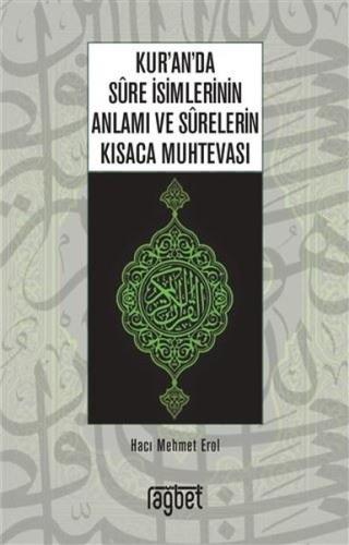 Kuranda Sure İsimlerinin Anlamı ve Surelerin Kısaca Muhtevası