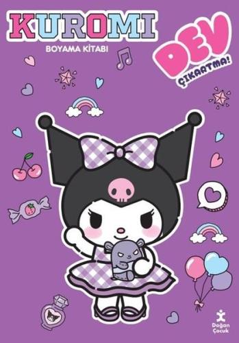 Kuromi - Dev Çıkartmalı Boyama Kitabı | Kitap Ambarı