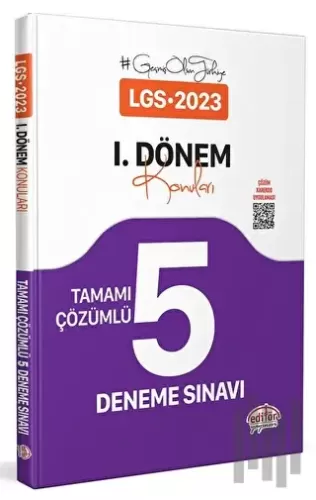 LGS 1. Dönem Tamamı Çözümlü 5 Fasiküllü Deneme