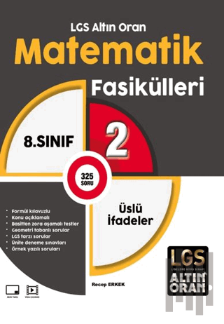 LGS Altın Oran Matematik Fasikülleri 2 Üslü İfadeler