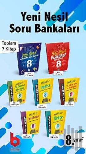 LGS Yeni Nesil+ Platin Serisi Soru Bankası Seti (7 Kitap) | Kitap Amba