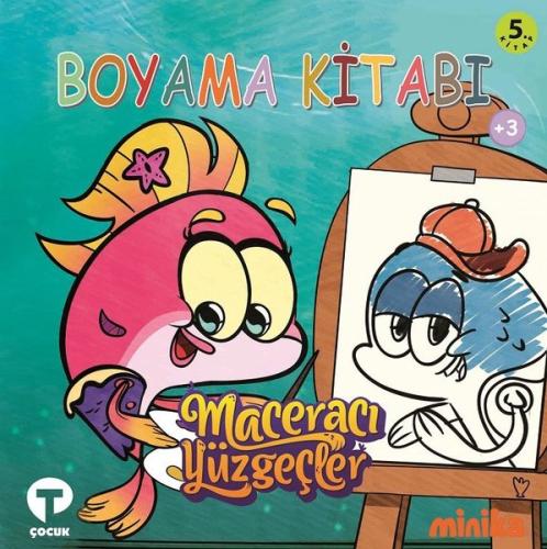 Maceracı Yüzgeçler Biba'nın Günlüğü-Boyama Kitabı 5 (Ciltli)