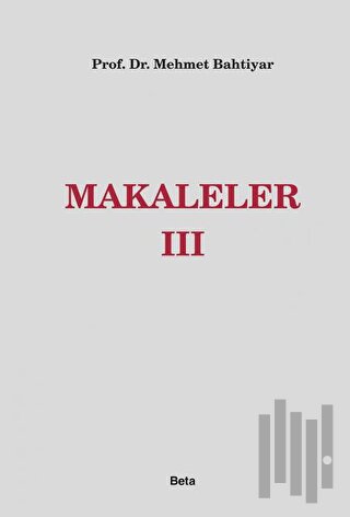 Makaleler 3 (Ciltli)