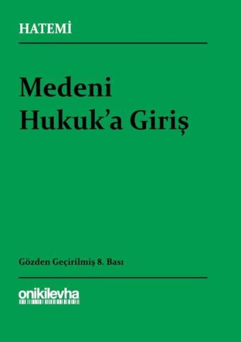 Medeni Hukuka Giriş