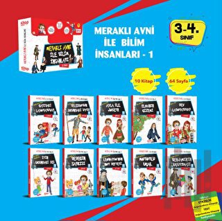 Meraklı Avni ile Bilim İnsanları Serisi - 1 (10 Kitap - Etkinlik Testi - Değerlendirme Testi)