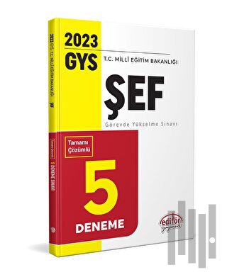 Milli Eğitim Bakanlığı Şef GYS Tamamı Çözümlü 5 Deneme Sınavı