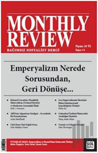 Monthly Review Bağımsız Sosyalist Dergi Mayıs 2022 / Sayı: 11 | Kitap 