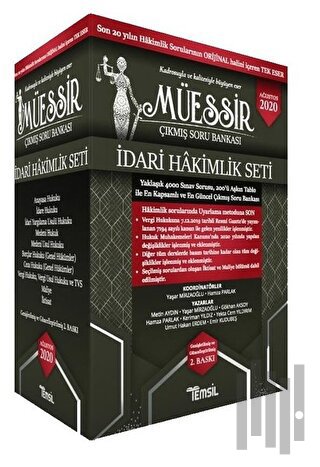 Müessir Çıkmış Soru Bankası İdari Hakimlik Seti