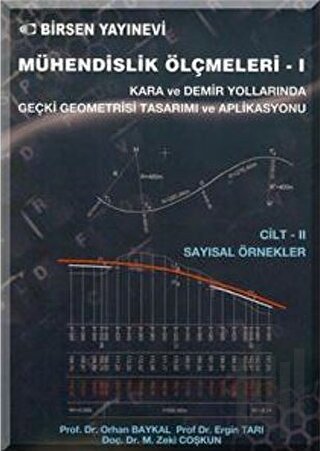 Mühendislik Ölçmeleri 1 Sayısal Örnekler Cilt - 2