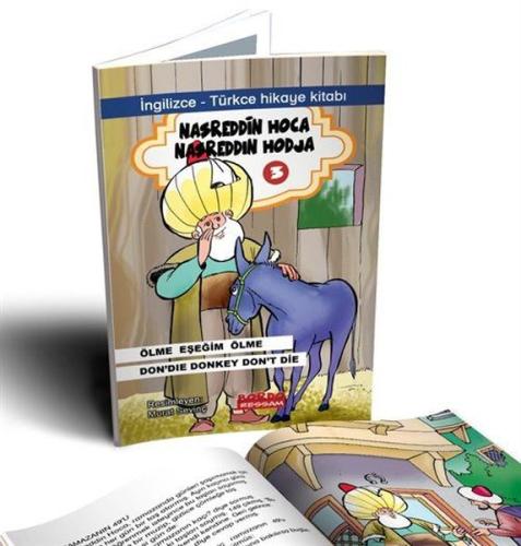 Nasreddin Hoca 3 - İngilizce - Türkçe Hikaye Kitabı