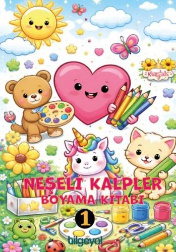 Neşeli Kalpler Boyama Kitabı 1