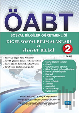 ÖABT Sosyal Bilgiler Öğretmenliği Diğer Sosyal Bilim Alanları ve Siyaset Bilimi - 2