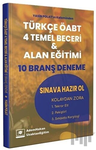 ÖABT Türkçe Dört Temel Beceri ve Alan Eğitimi 10 Deneme