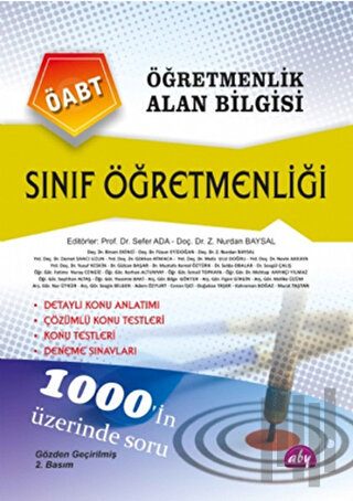 Öğretmenlik Alan Bilgisi - Sınıf Öğretmenliği ÖABT