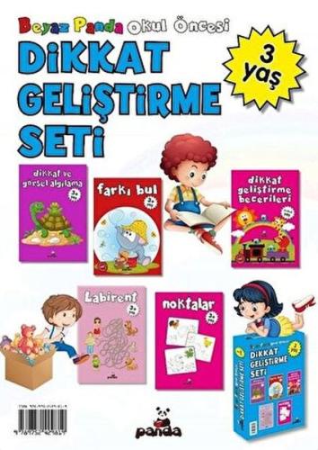 Okul Öncesi 3 Yaş Dikkat Geliştirme Seti (5 Kitap) | Kitap Ambarı