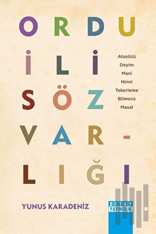 Ordu İli Söz Varlığı