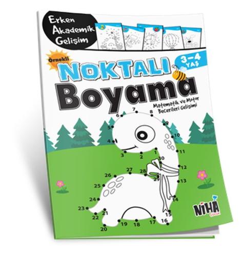 Örnekli Noktalı Boyama 3-4 Yaş | Kitap Ambarı