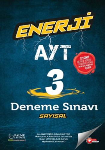 Palme Enerji Ayt Sayısal 3 Deneme Sınavı | Kitap Ambarı