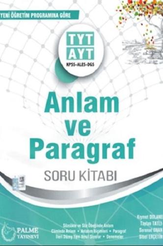 Palme Yks Tyt Ayt Anlam Ve Paragraf Soru Kitabı 2019