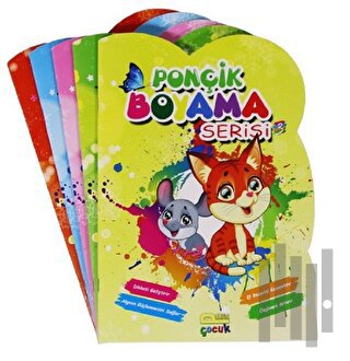 Ponçik Boyama Serisi (Şekilli Kesim, 5 Kitap Set)
