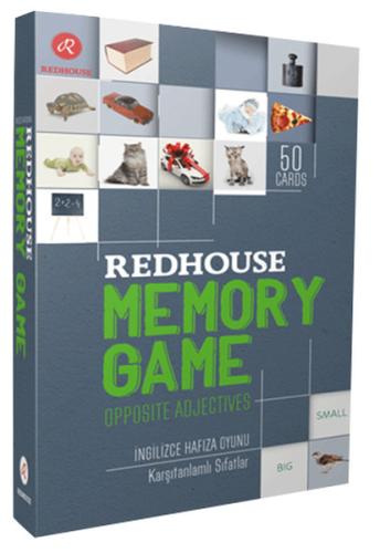 Redhouse Memory Game-Opposite Adjectives | Kitap Ambarı
