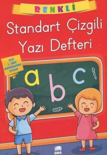 Renkli Standart Kare Çizgili Yazı Defteri
