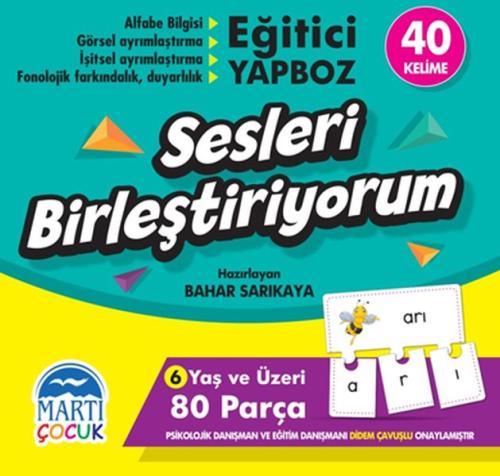 Sesleri Birleştiriyorum - Eğitici Yapboz
