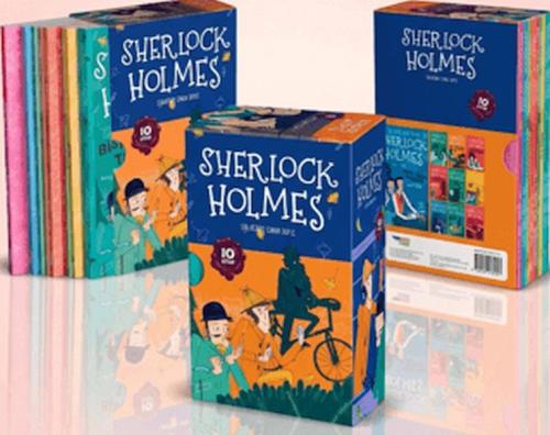 Sherlock Holmes Turuncu Kutulu 10 Kitaplık Set