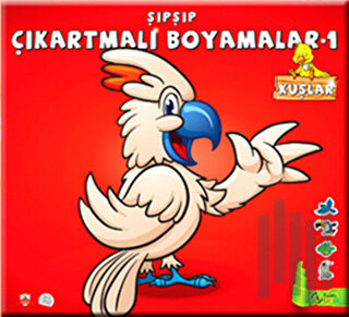 Şıpşıp Çıkartmalı Boyamalar 1 - Kuşlar