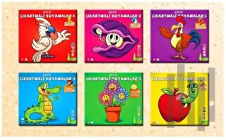 Şıpşıp Çıkartmalı Boyamalar (6 Kitap Takım)