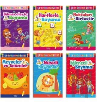 Şirin Boyama Seti (6 Kitap Takım)
