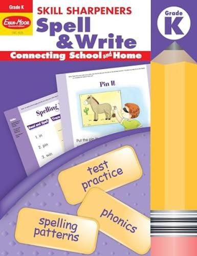 Skill Sharpeners Spell and Write Grade K | Kitap Ambarı