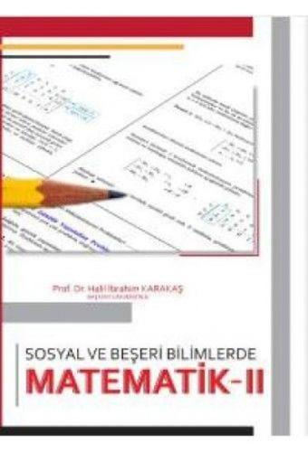 Sosyal ve Beşeri Bilimlerde Matematik 2 | Kitap Ambarı