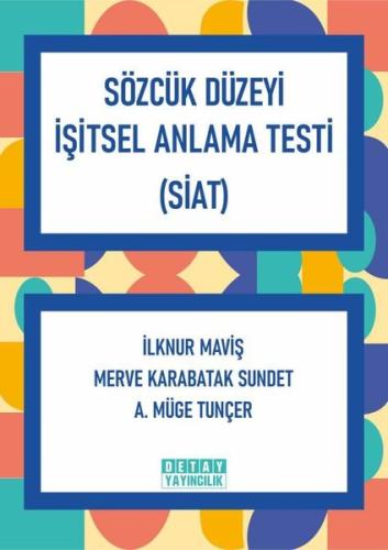 Sözcük Düzeyi İşitsel Anlama Testi (SİAT) (Ciltli)