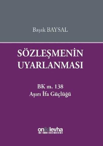 Sözleşmenin Uyarlanması (Ciltli)