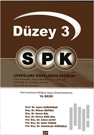 SPK Düzey 3 Lisanslama Sınavlarına Hazırlık