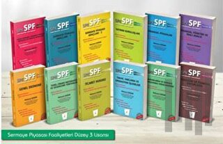 SPK - SPF Sermaye Piyasası Faaliyetleri Düzey 3 Lisansı Seti (12 Kitap Takım)