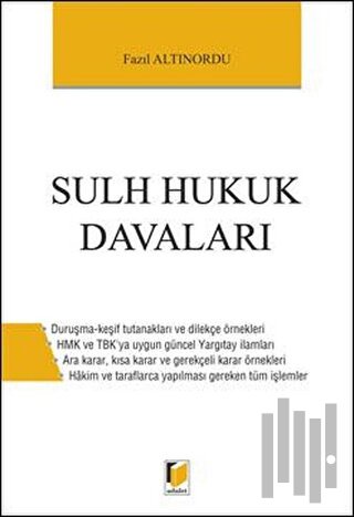 Sulh Hukuk Davaları (Ciltli)
