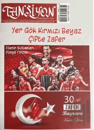 Tansiyon Aylık Kültür Sanat ve Aktüel Dergisi Sayı: 10 Temmuz - Ağustos 2023