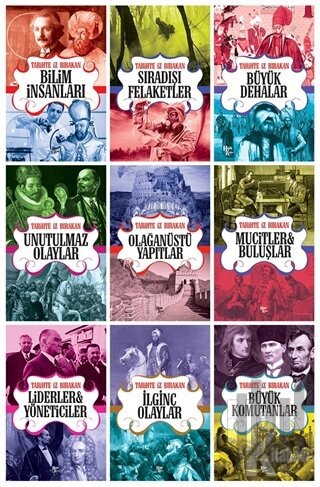 Tarihte İz Bırakanlar Seti (9 Kitap) | Kitap Ambarı