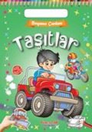 Taşıtlar - Boyama Çantam - Renkli Çıkartmalı