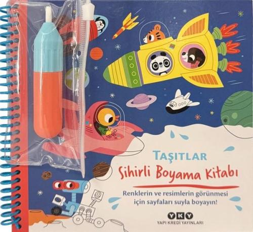 Taşıtlar - Sihirli Boyama Kitabı (Ciltli)