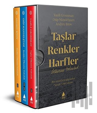 Taşlar Renkler Harfler (3 Takım Takım) Özel Kutulu Set | Kitap Ambarı