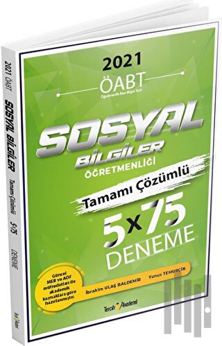 Tercih Akademi 2021 ÖABT Sosyal Bilgiler Öğretmenliği 5x75 Deneme Çözümlü