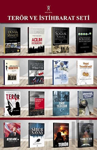 Terör ve İstihbarat Seti 16 Kitap | Kitap Ambarı