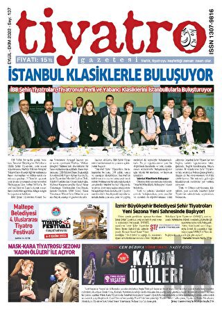 Tiyatro Gazetesi Sayı: 137 Eylül - Ekim 2022