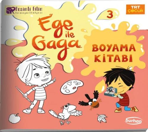 TRT Çocuk Ege ile Gaga Boyama Kitabı 3