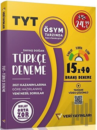 TYT Türkçe 15x40 Branş Denemeleri