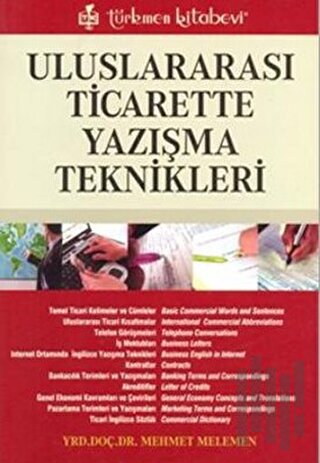 Uluslararası Ticarette Yazışma Teknikleri | Kitap Ambarı